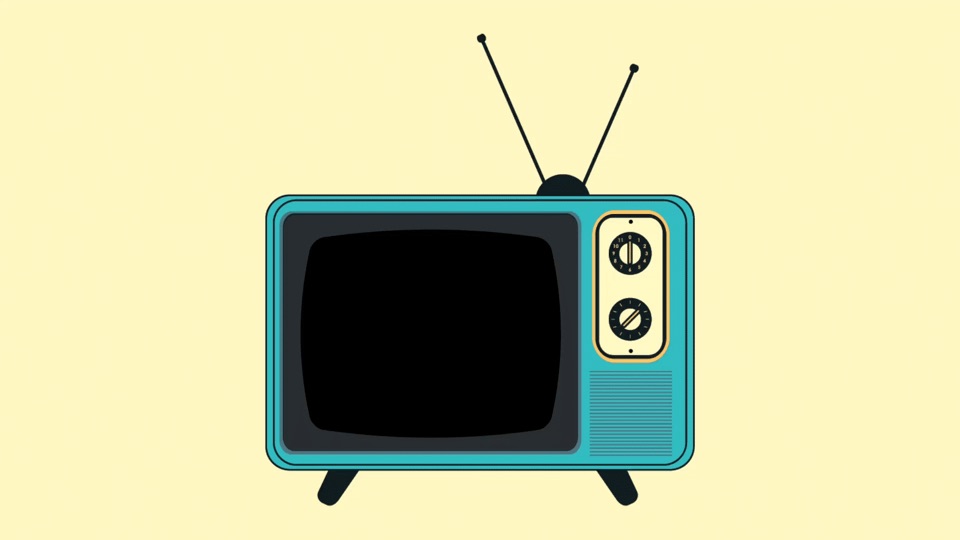 Retro television illustration from the S3 and Me course